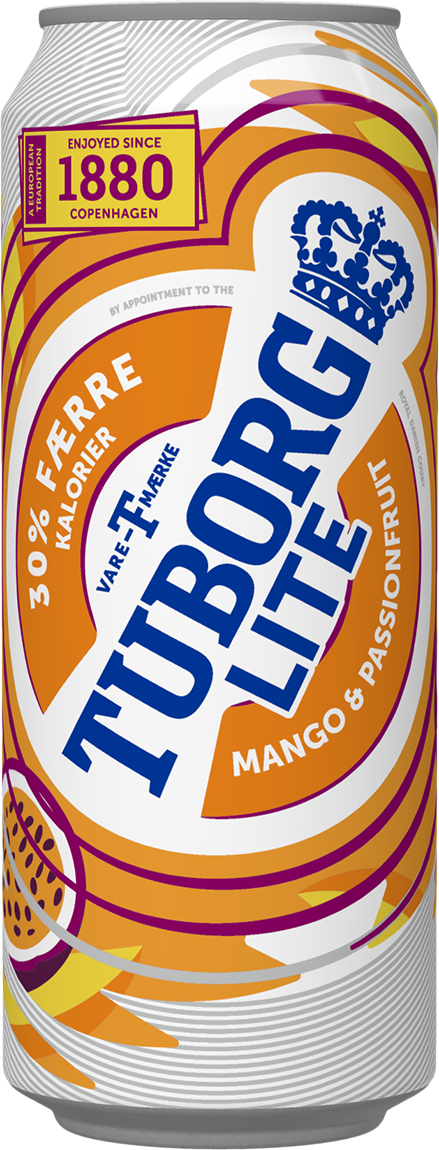 Produkter » Tuborg » Tuborg LITE Mango & Passion « Ringnes AS